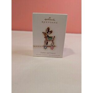 Hallmark Keepsake Christmas Ornament Dasher and Dancer Handcrafted 2009